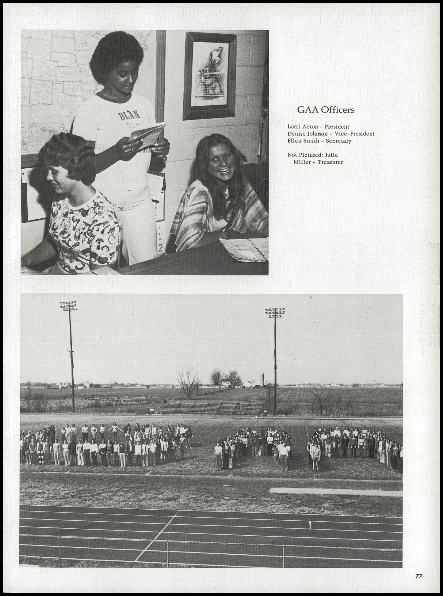 1976. Blanchester High School Yearbook.