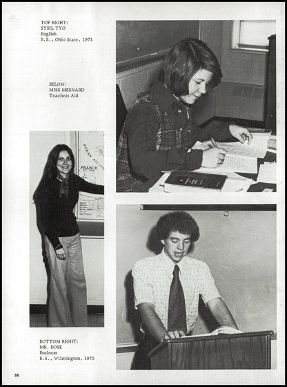 1976. Blanchester High School Yearbook.