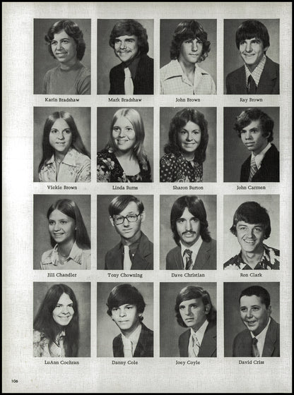 1976. Blanchester High School Yearbook.