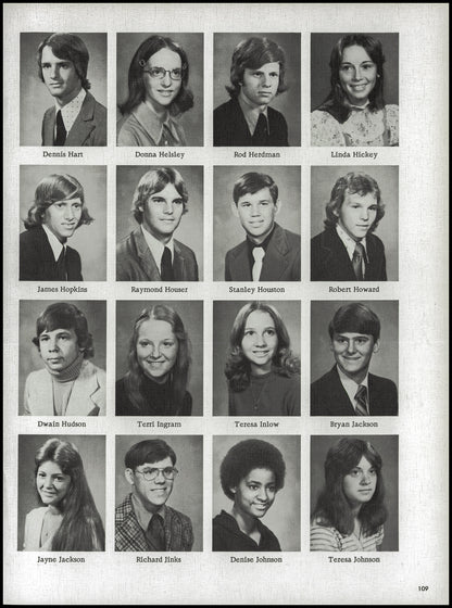 1976. Blanchester High School Yearbook.