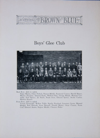 1925. Blanchester High School Yearbook