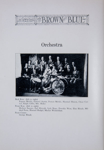 1925. Blanchester High School Yearbook