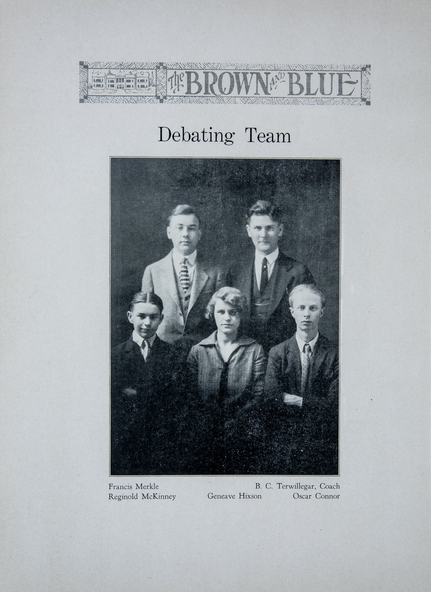 1925. Blanchester High School Yearbook