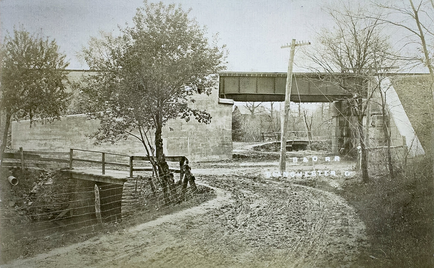 1913. B&O Railroad Trestle over S.R. 28.