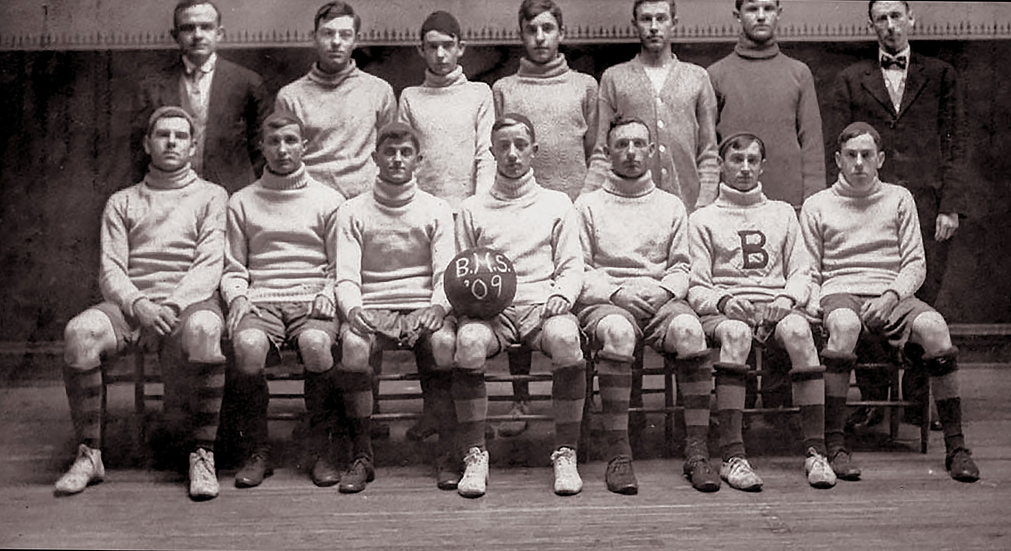 1909. Blanchester High School Basketball Team. – Blanchester Area ...