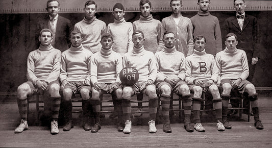 1909. Blanchester High School Basketball Team.