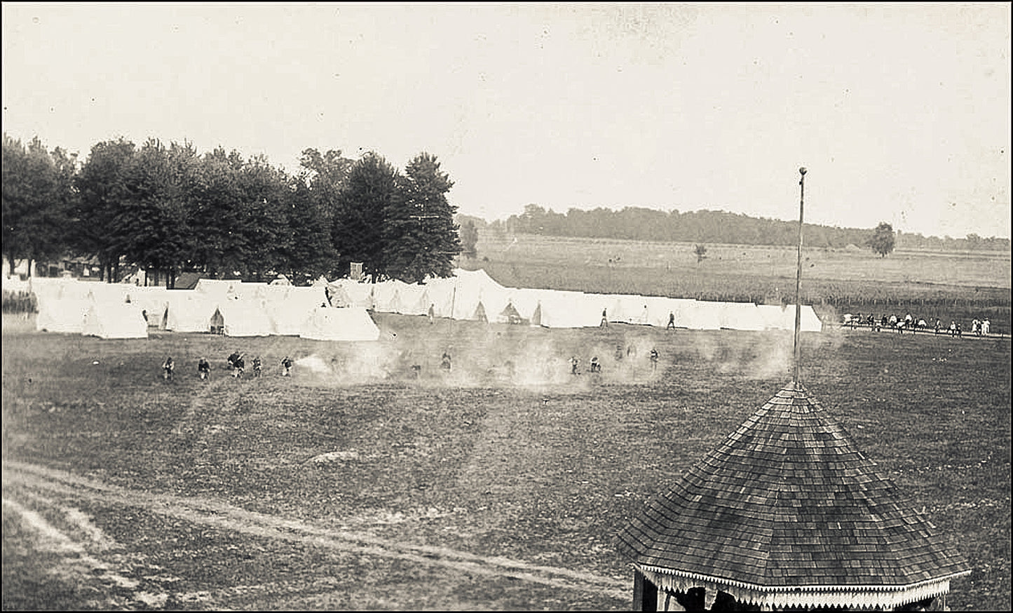 Blanchester's 147th, National Guard unit training.