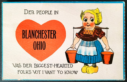 1914. Blanchester German Postcard