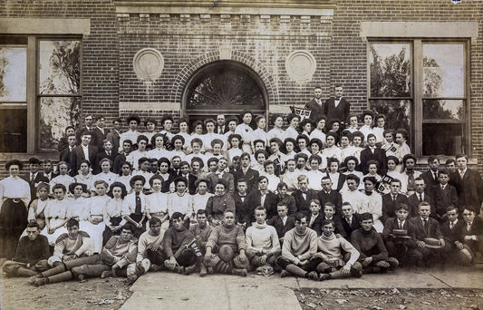 1908. Blanchester High School Student Body.