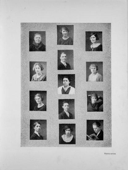 1923. Blanchester High School Yearbook.