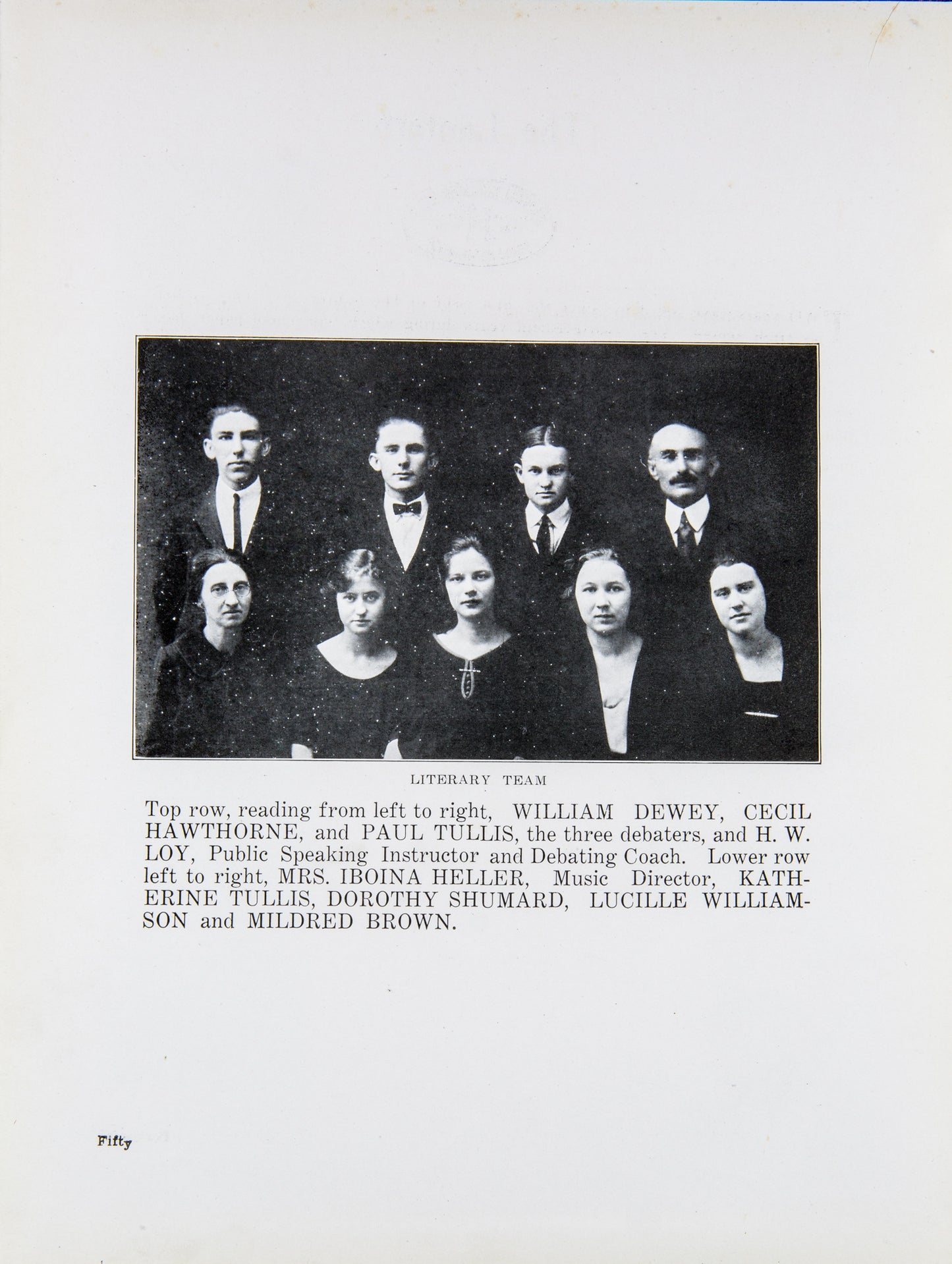 1923. Blanchester High School Yearbook.