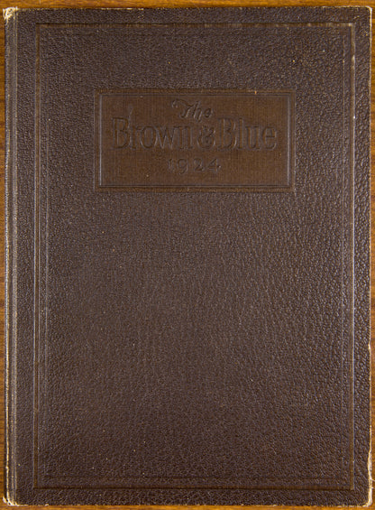 1924. Blanchester High School Yearbook.