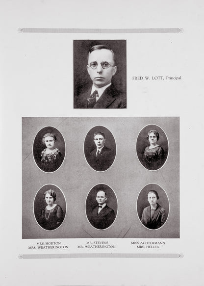 1924. Blanchester High School Yearbook.