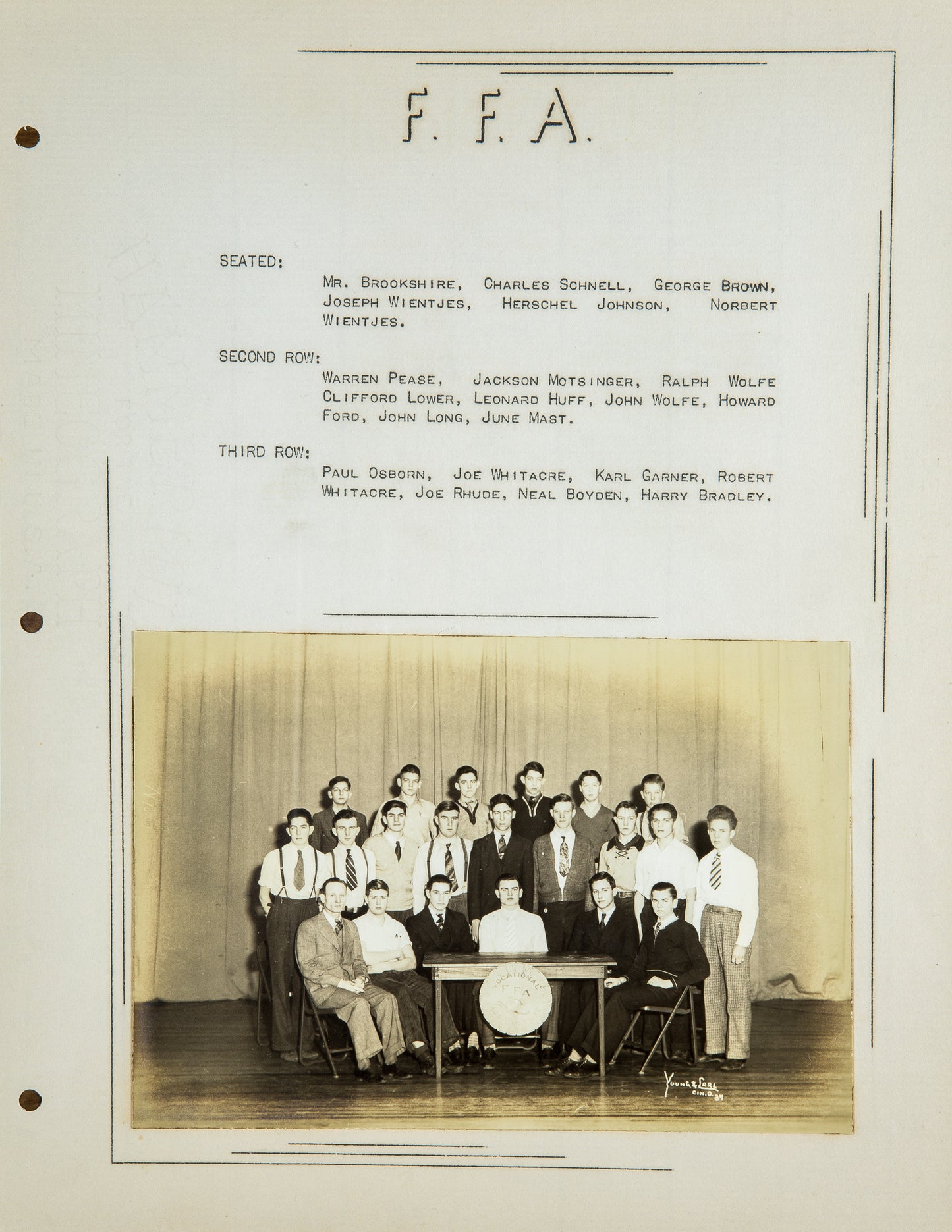 1937. Blanchester High School Yearbook.