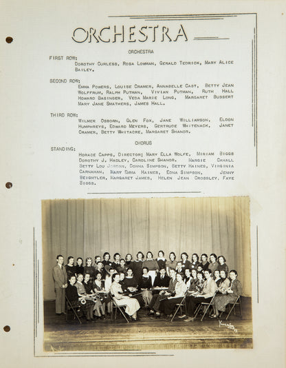 1937. Blanchester High School Yearbook.