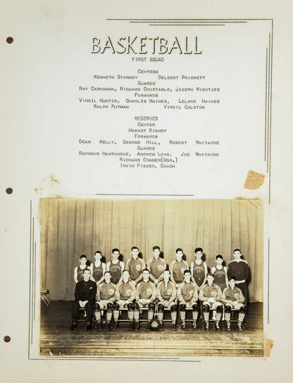 1937. Blanchester High School Yearbook.