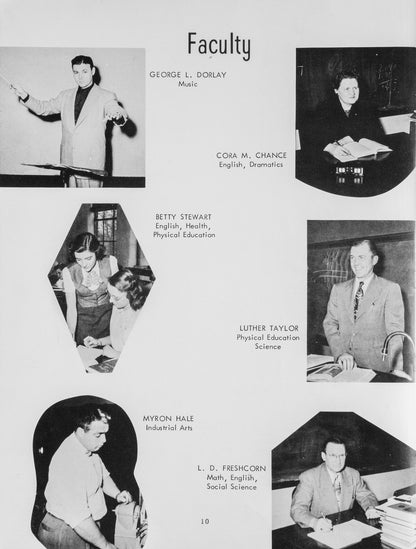 1952. Blanchester High School Yearbook