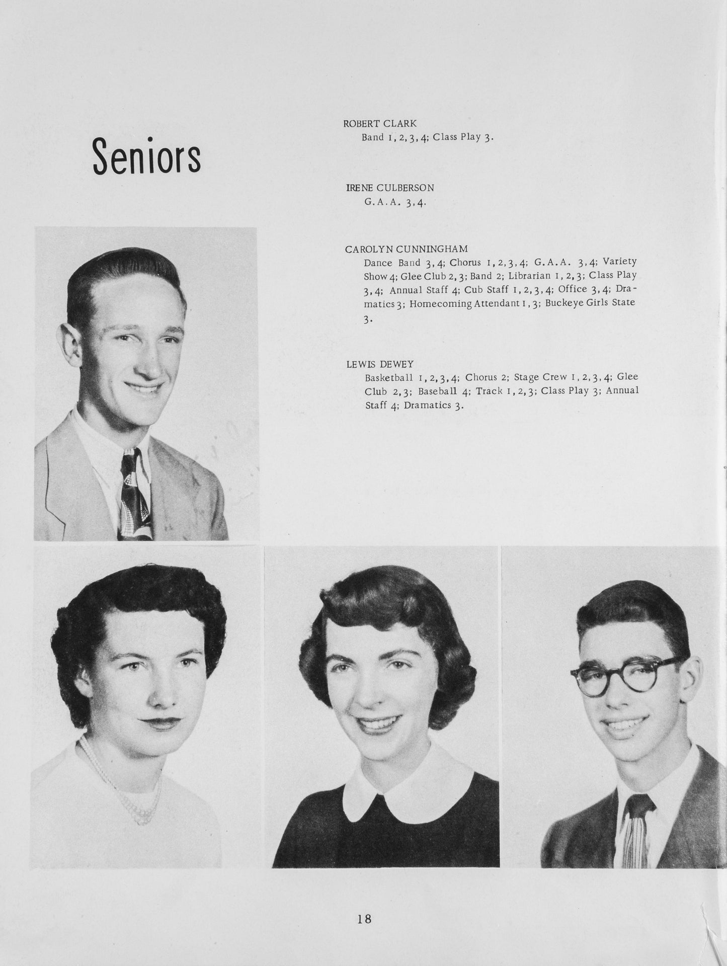 1952. Blanchester High School Yearbook