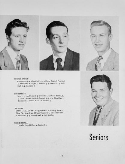 1952. Blanchester High School Yearbook