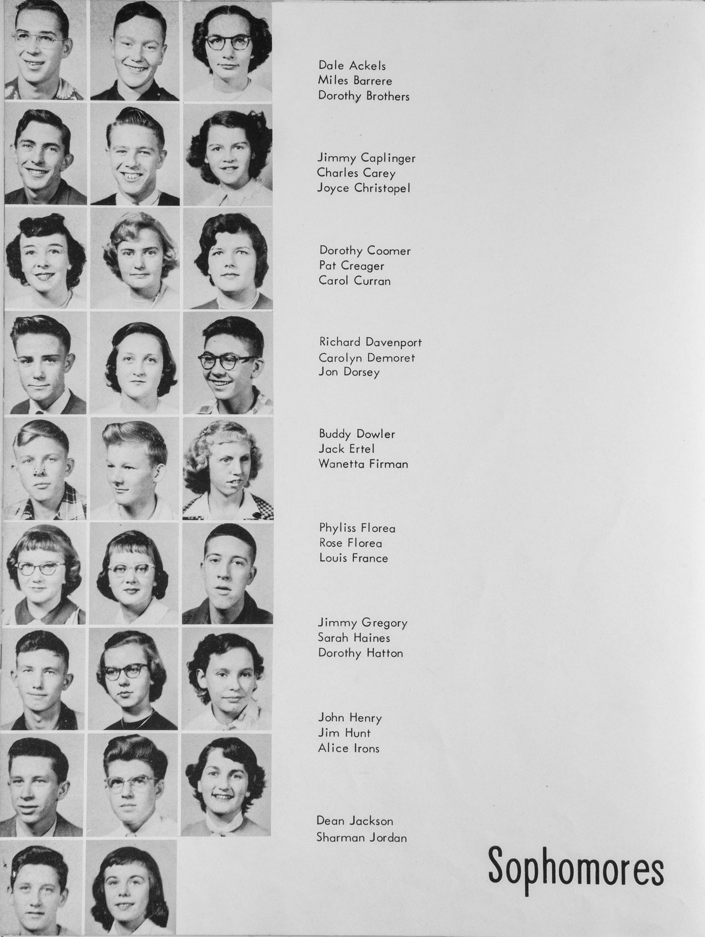 1952. Blanchester High School Yearbook