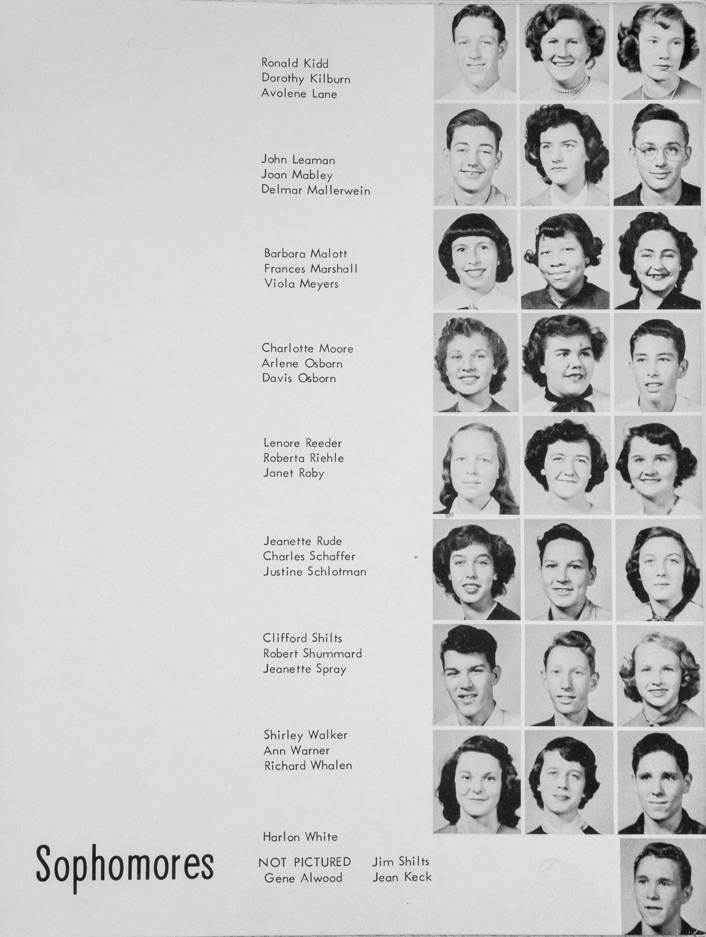 1952. Blanchester High School Yearbook