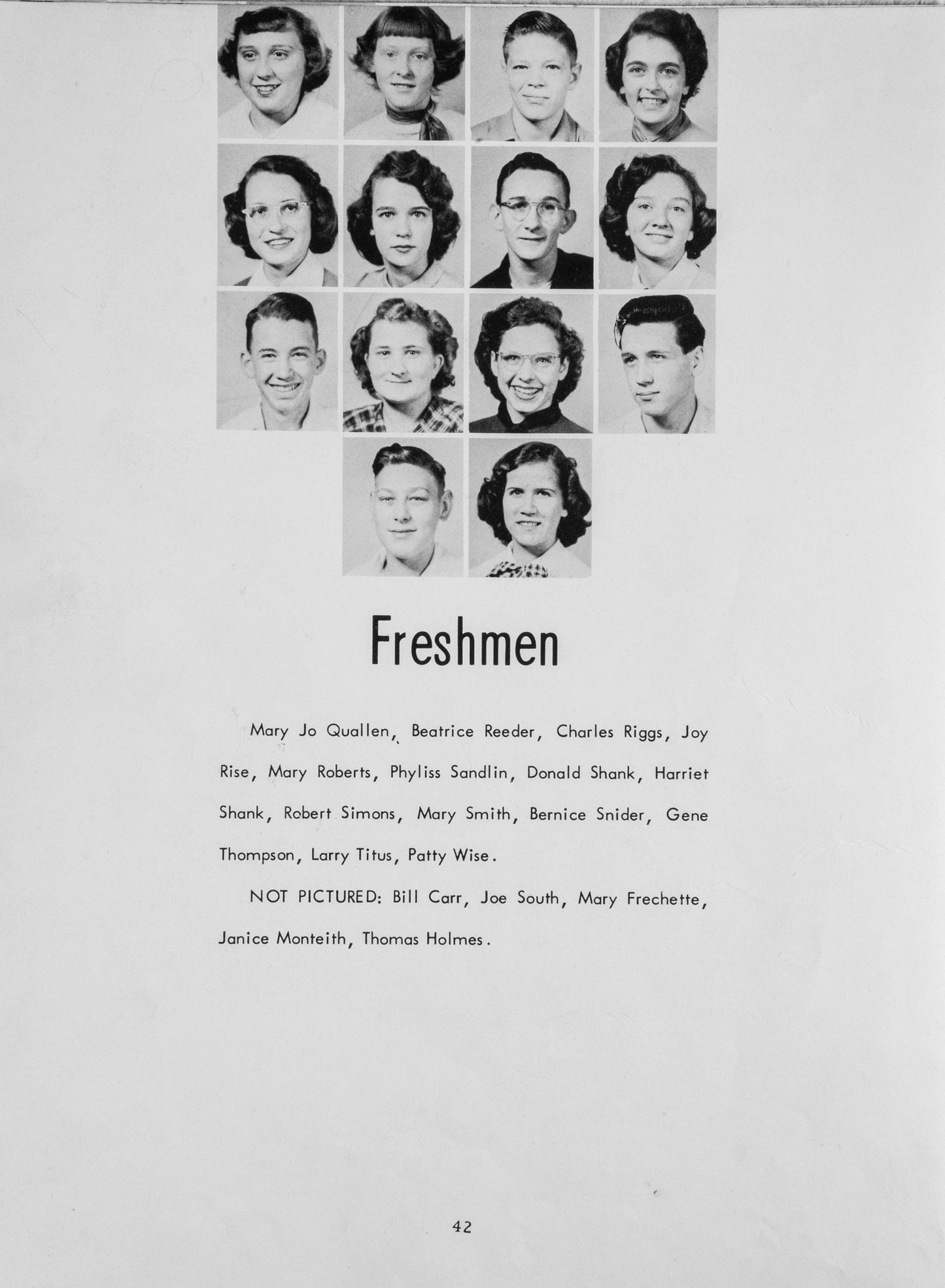 1952. Blanchester High School Yearbook