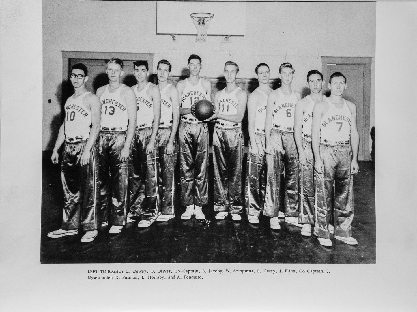 1952. Blanchester High School Yearbook