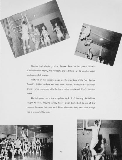 1952. Blanchester High School Yearbook