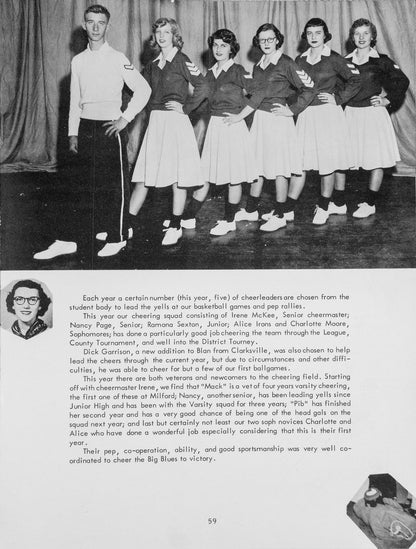 1952. Blanchester High School Yearbook