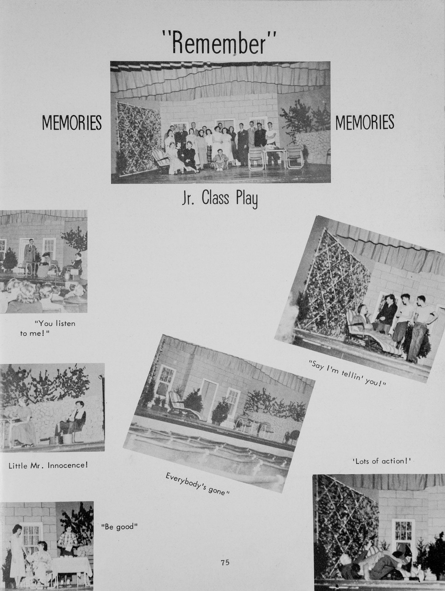 1952. Blanchester High School Yearbook