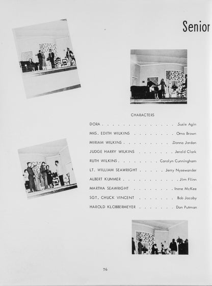 1952. Blanchester High School Yearbook