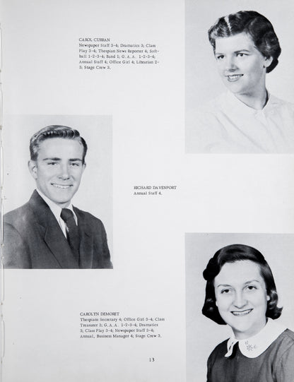 1954. Blanchester High School Yearbook