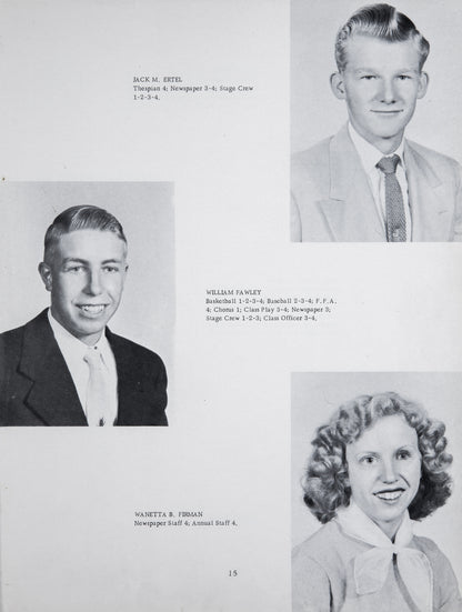 1954. Blanchester High School Yearbook