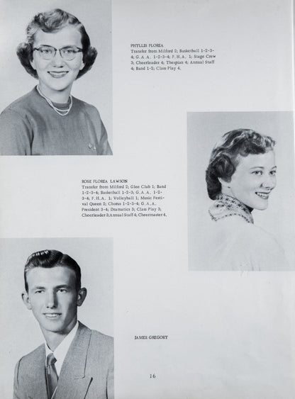 1954. Blanchester High School Yearbook