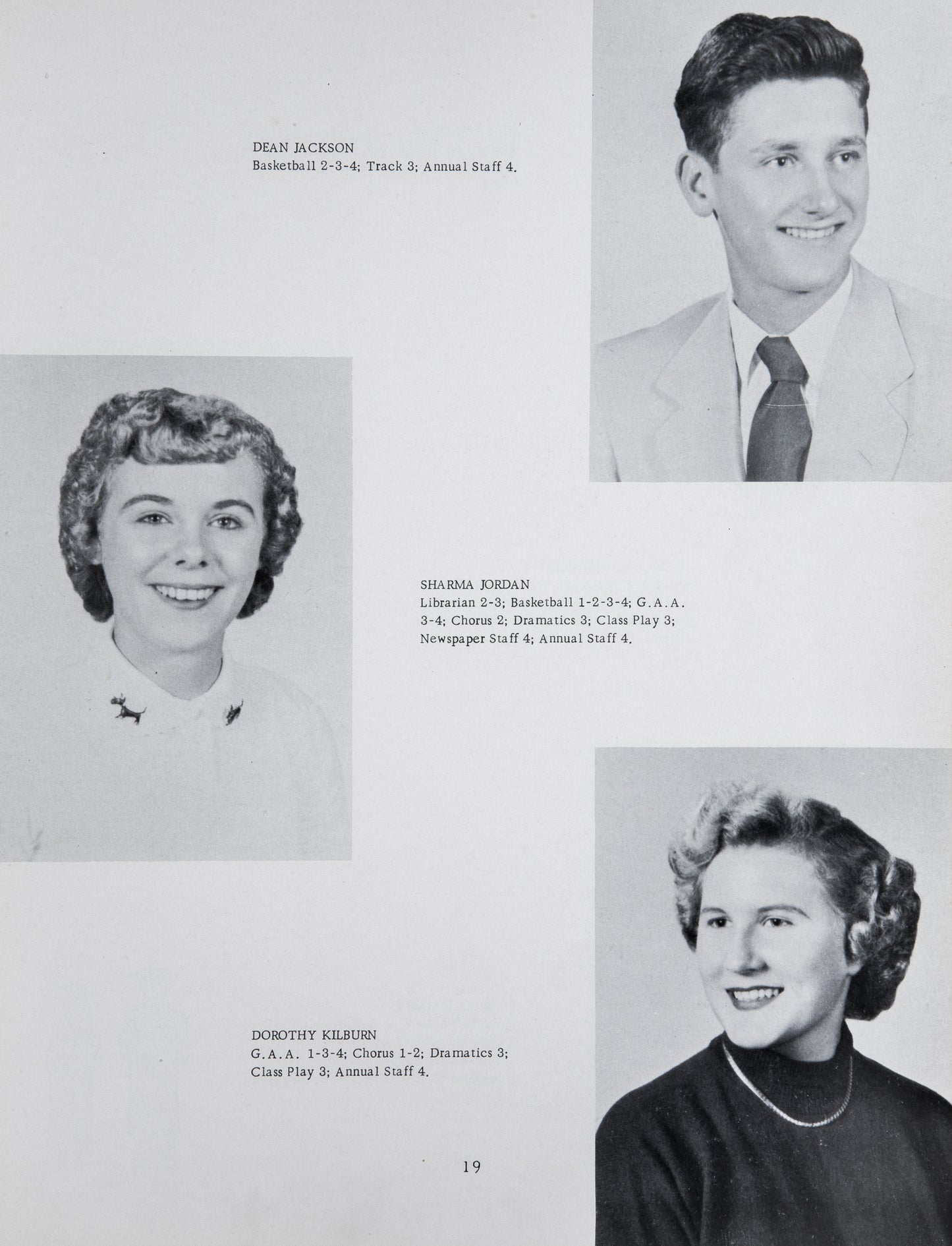 1954. Blanchester High School Yearbook