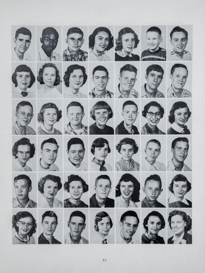 1954. Blanchester High School Yearbook