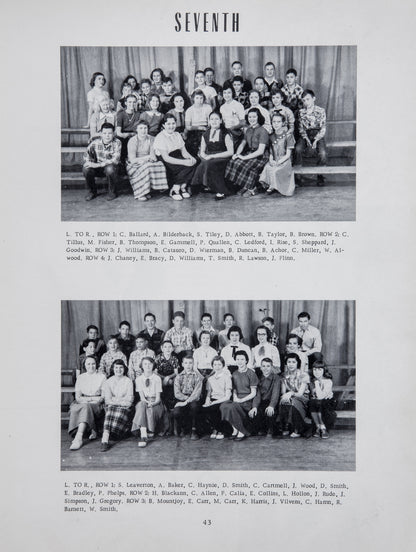 1954. Blanchester High School Yearbook