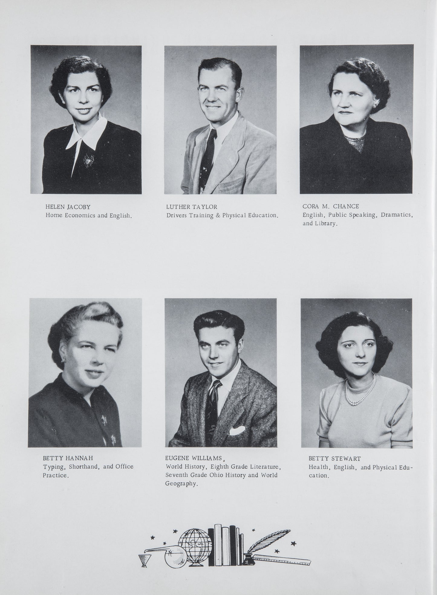 1954. Blanchester High School Yearbook