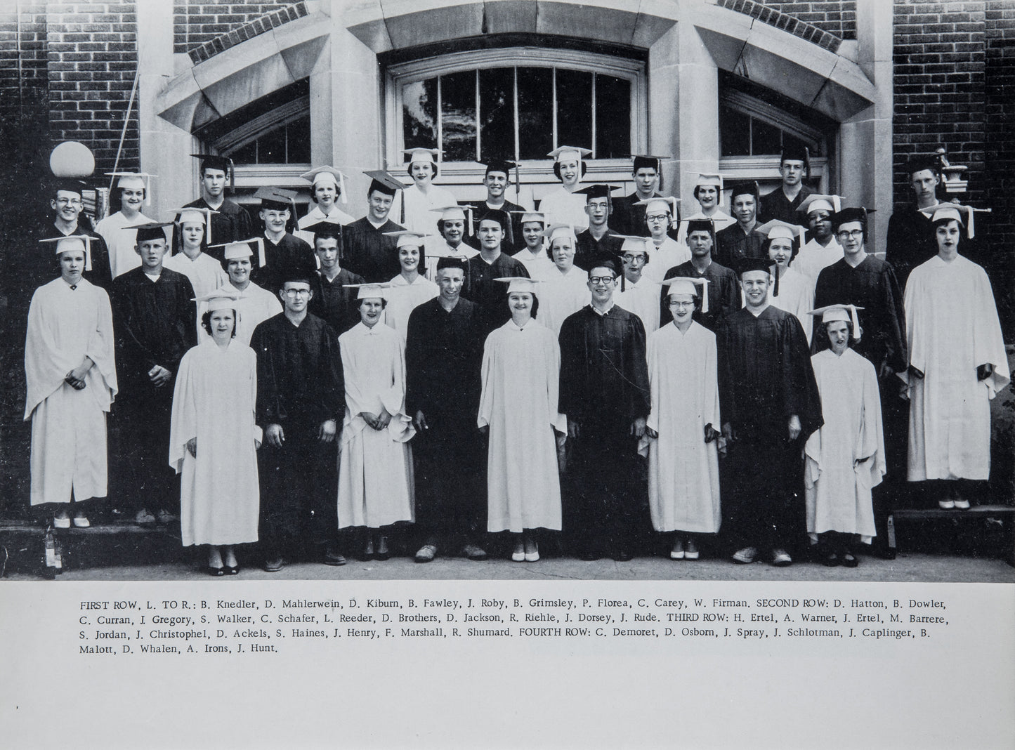 1954. Blanchester High School Yearbook