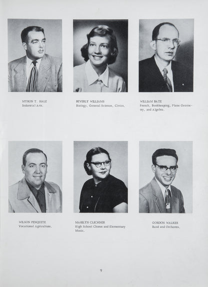 1954. Blanchester High School Yearbook