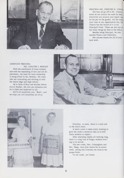 1958. Blanchester High School Yearbook