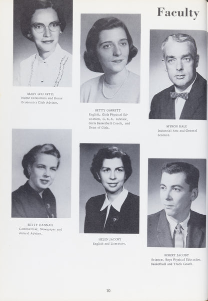 1958. Blanchester High School Yearbook