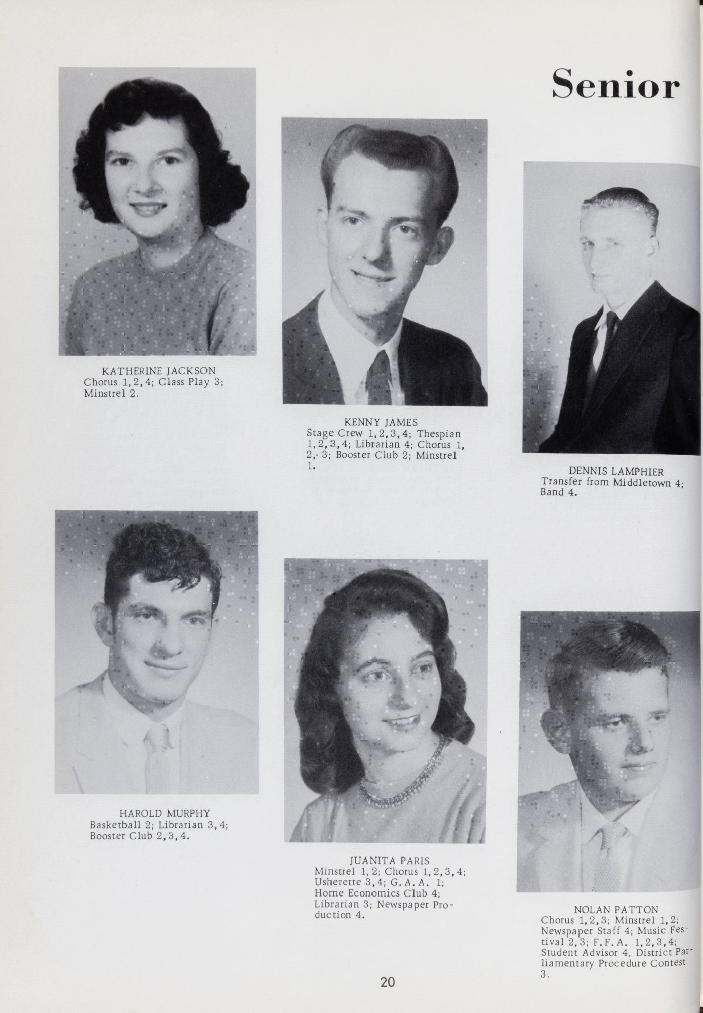 1958. Blanchester High School Yearbook