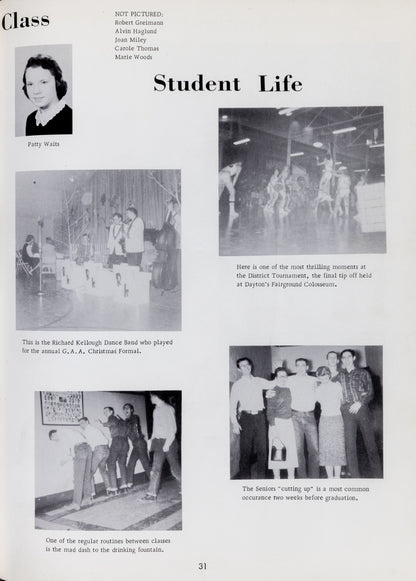 1958. Blanchester High School Yearbook