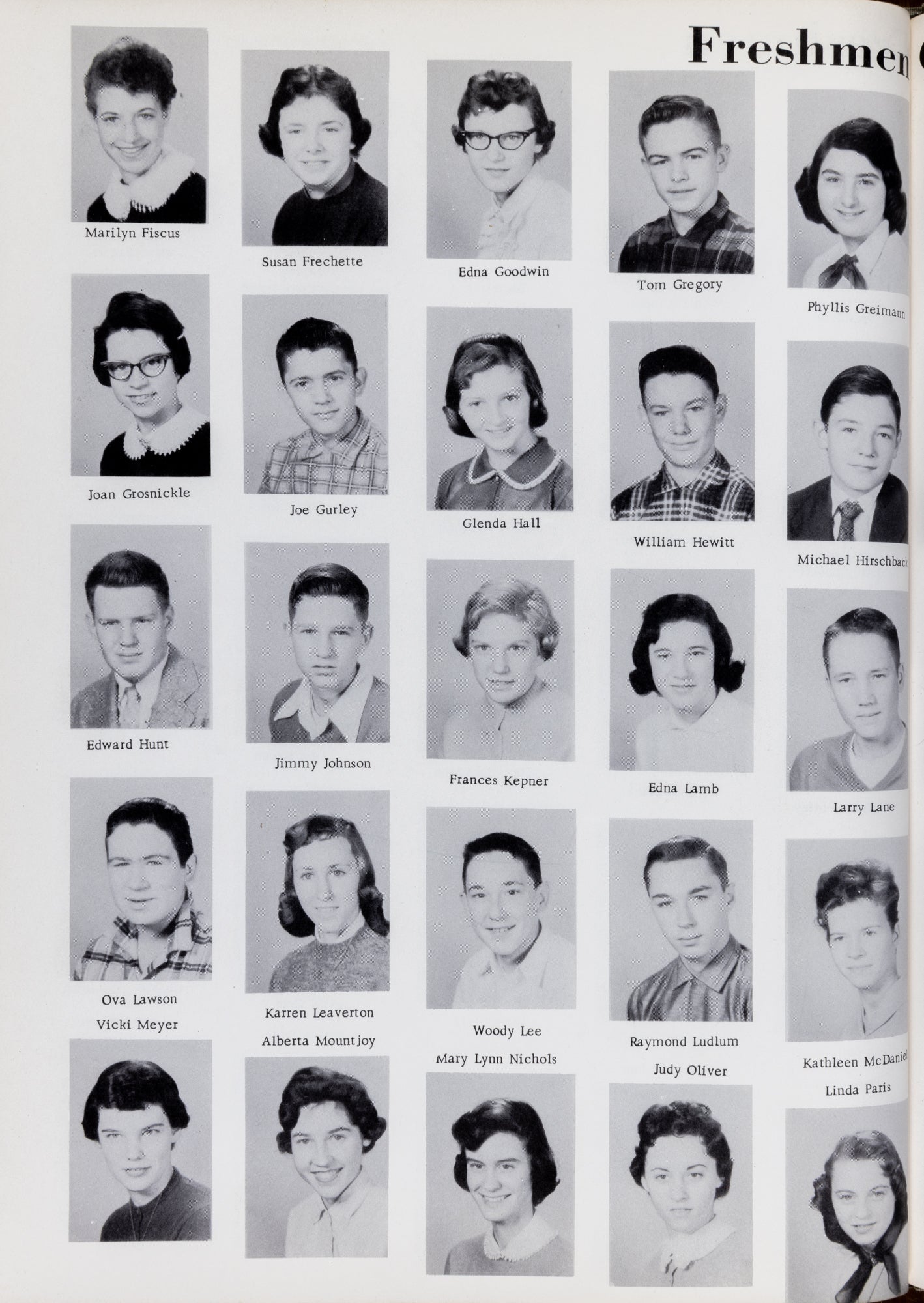 1958. Blanchester High School Yearbook