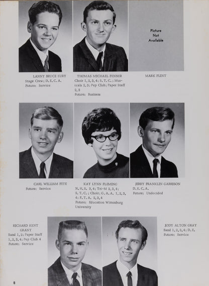 1968. Blanchester High School Yearbook