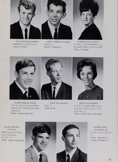 1968. Blanchester High School Yearbook