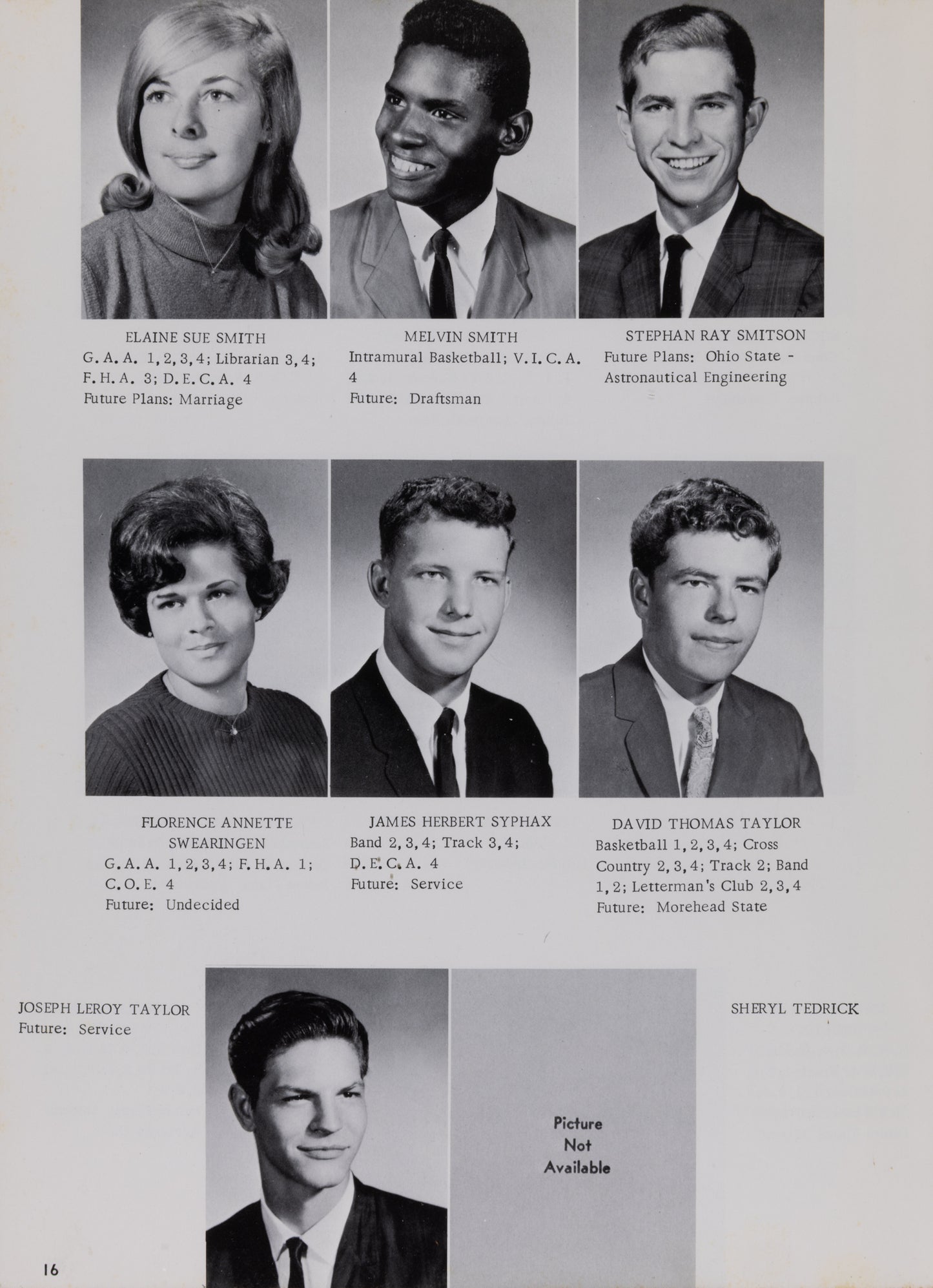 1968. Blanchester High School Yearbook