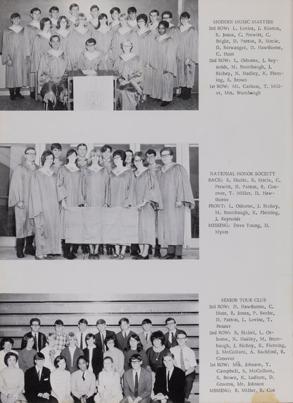 1968. Blanchester High School Yearbook