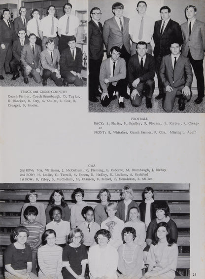 1968. Blanchester High School Yearbook